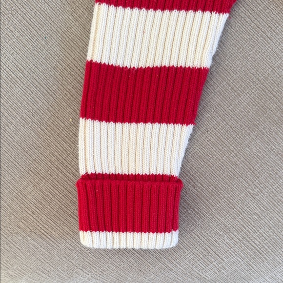 Red Reindeer Sweater and Striped Pants Set- Hanna Andersson - Picture 3 of 8